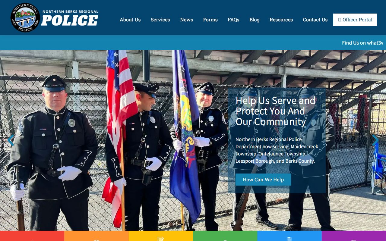 Northern Berks Regional Police Department open records information for incident reports and arrest records