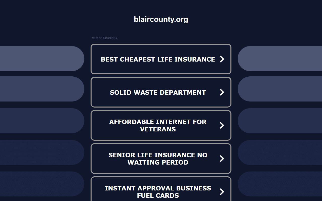 Blair County Prothonotary office managing civil court records and dockets in Hollidaysburg
