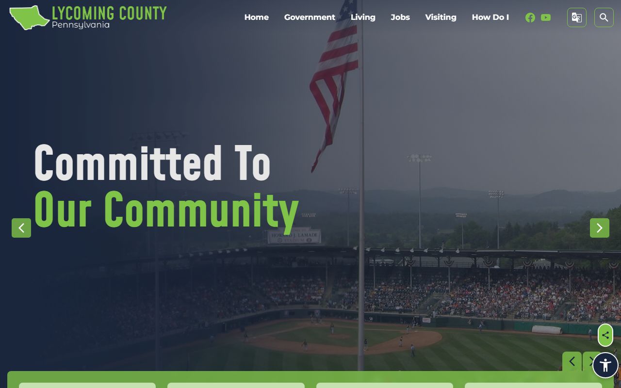 Lycoming County official website for police records access