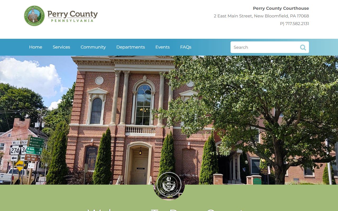 Perry County official website for police records access