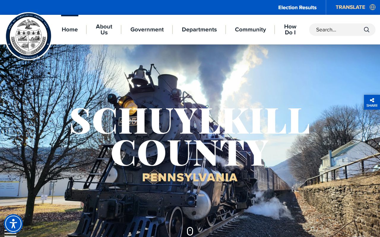 Schuylkill County official website for police records access